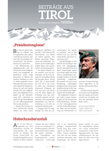Blättermagazin Tirolbeilage 03/14