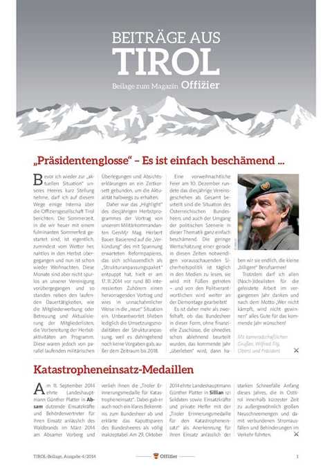 Blättermagazin Tirolbeilage 04/14